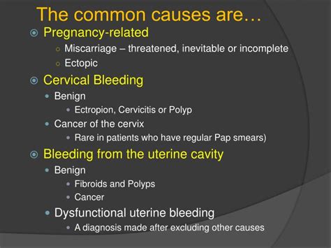 Ppt Irregular Vaginal Bleeding In A Woman Before Menopause Powerpoint Presentation Id938417