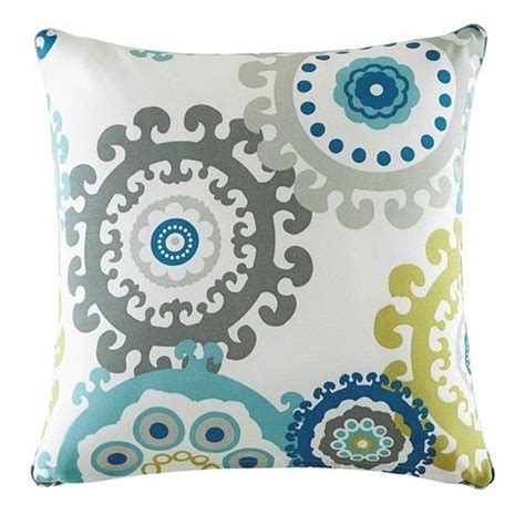 You can sew them yourself or acquire the. Aqua Blue Laguna Medallion Outdoor Square Pillow | Blue ...