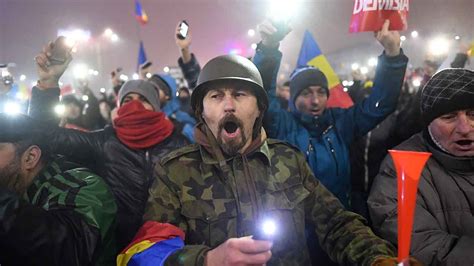 Romania Protests Anti Government Demonstrations Enter Seventh