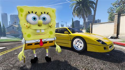 Spongebob Gta 5 Mod Saving Mrkrabs Business Ep1 Youtube