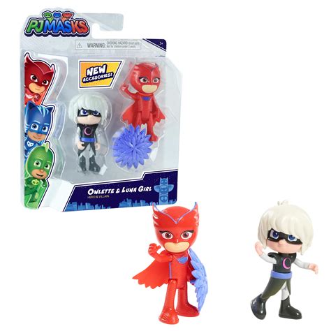 Pj Masks Hero Vs Villain 2 Pack Figure Set Owlette And Luna Girl Ages