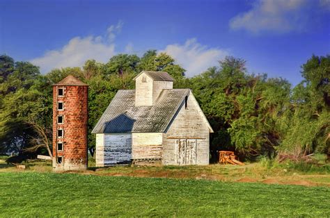 Brick Silo Old Barn Photograph By Nikolyn Mcdonald Pixels