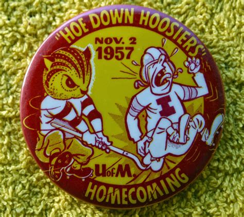 University Of Minnesota Homecoming Buttons 1957