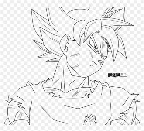 Dragon Ball Goku Ultra Instinct Coloring Coloring Pages