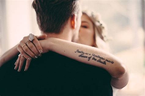 22 Beautiful Brides Who Showed Off Their Tattoos With Pride Brides