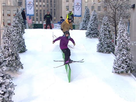 Snow In Nyc Sochi Countdown Starts With A Plaza Ski Mountain