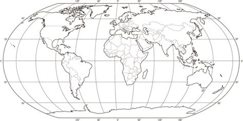 Printable Blank World Map Outline Transparent Png Map