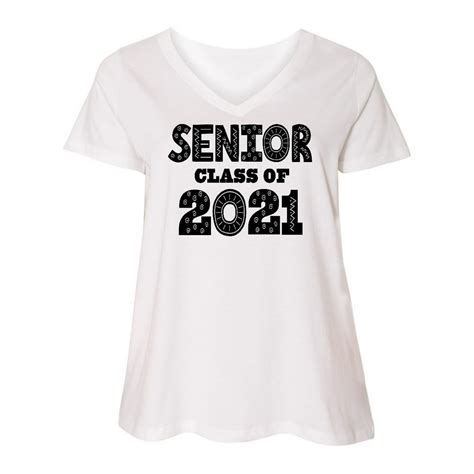 Inktastic Inktastic Senior Class Of 2021 School Adult Womens Plus