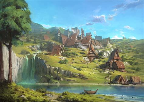 Sunday Fantasy Scenery Art Post Imgur Fantasy Landscape