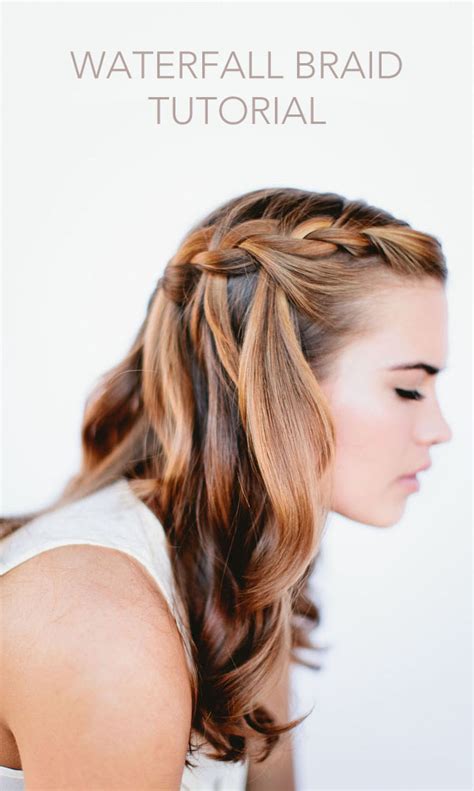 Waterfall Braid Wedding Hairstyles For Long Hair Once Wed
