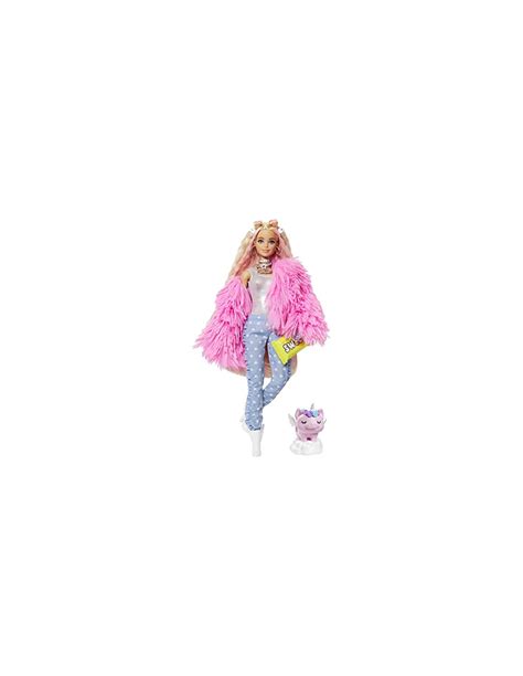 Barbie Extra Poupée Articulée Blonde Au Look Tendance Et Oversize