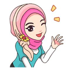 Jual sprei kartun murah / sprei anak motif kartun / sprei murah berkualitas dengan harga rp65.900 dari toko online nichan olshop, kab. LINE Creators' Stickers - Beauty Hijab