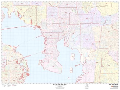 Tampa Fl Zip Code Map