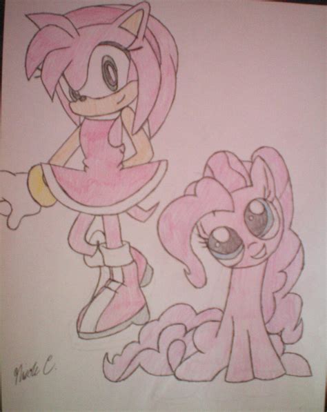 Amy Rose And Pinkie Pie By Xxmisery Severityxx On Deviantart