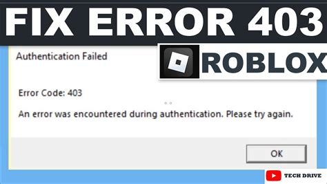 How To Fix Error Code 403 Roblox Error Code An Error Was Encountered