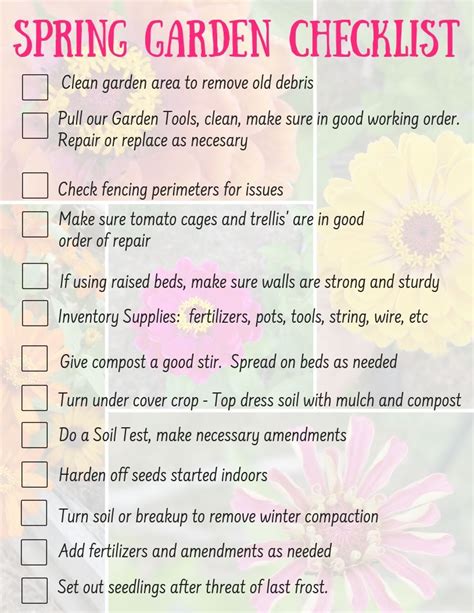 Spring Garden Checklist 14 Tips To Get Ahead Of Spring Garden