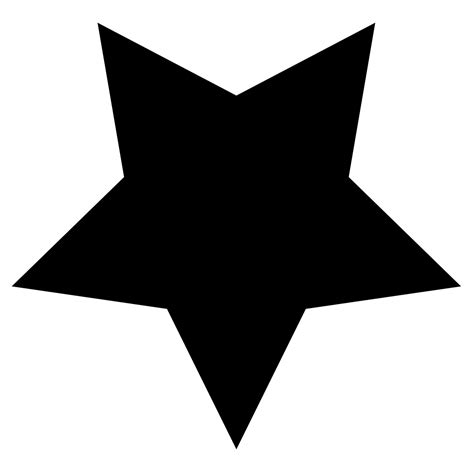 Estrella Negro Silueta Imagen Gratis En Pixabay Pixabay