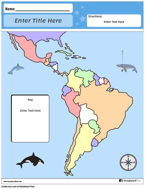 Mapa Južnej Ameriky Storyboard By Sk Examples