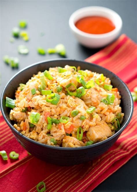 Spicy Chicken Fried Rice Delicious Meets Healthy