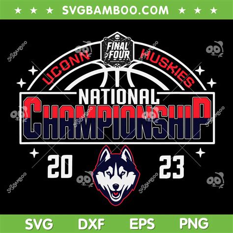 Uconn Huskies Championship 2023 Svg