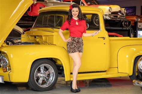 Trucks And Girls New Friends Pin Up Sweater Dress Ford Classic