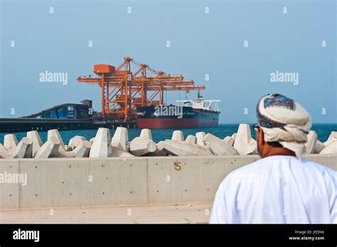 Arabia Arabian Peninsula Sultanate Of Oman Sohar Sohar Port Stock