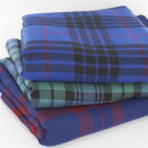 13oz Medium Weight Wool Tartan Fabric Scotlandshop