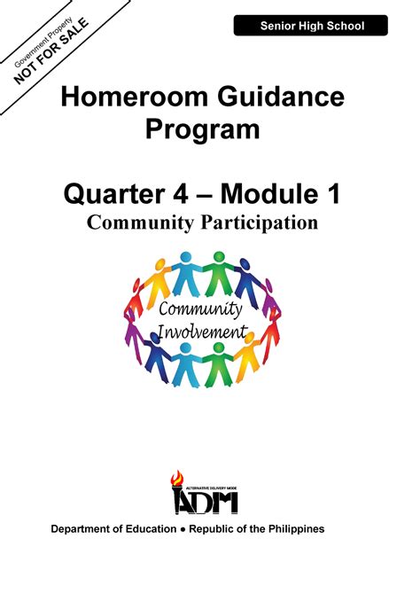Hgp Q4 Module 1 Community Participation Ver4 Homeroom Guidance