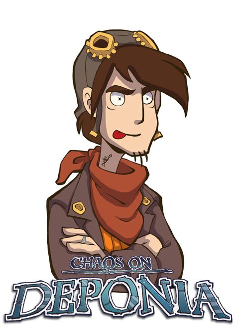 Chaos On Deponia Rufus By Tatbkath On Deviantart