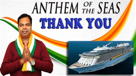 Anthem Of The Seas Thank You Royal Caribbean Indian Crew