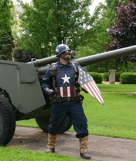 Wwii Ultimate Captain America Costume We Made This Costume In Late 2010