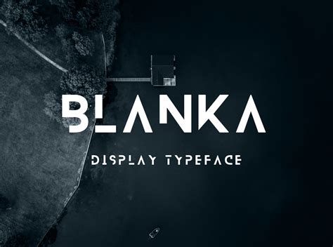 Blank Free Display Font Free Fonts