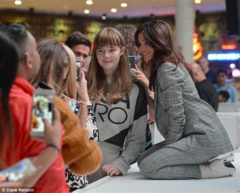 Michelle Keegan Wears Checked Pantsuit At Stylist Live In Manchester
