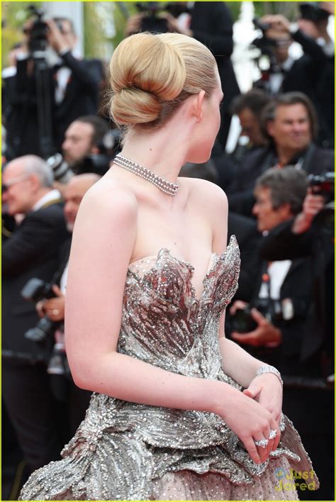 full sized photo of elle fanning looks royal while attending cannes film festival 23 elle