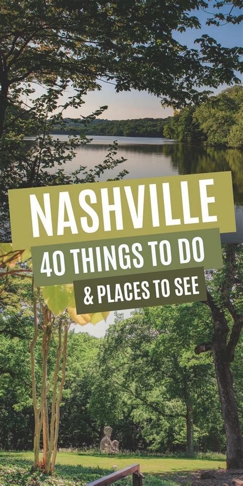 Image Of Radnor Lake State Park And Cheekwood Estates And Gardens With Text Nashville 40 Things