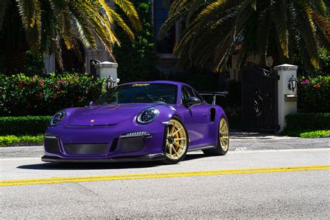 For those who have come a little closer to their personal dream of the. Ultraviolet Purple Porsche GT3 RS - ADV5.2 M.V2 Advanced ...