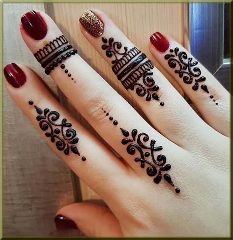 Finger Henna Designs Patterns