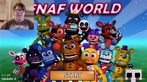 1st Game Over Fnaf World 4 Youtube