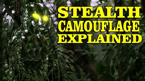 Predator Cloak Explained Stealth Camouflage Invisibility Invisible