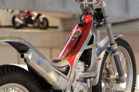 Oldmotodude Water Cooled Bultaco Trials Bike On Display At The Barber