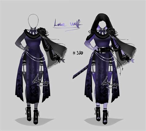 Outfit Design 350 Open By Lotuslumino Character Costumes Fantasy