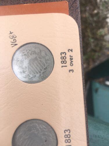 18832 Shield Nickel 3 Over 2 Overdate Ebay