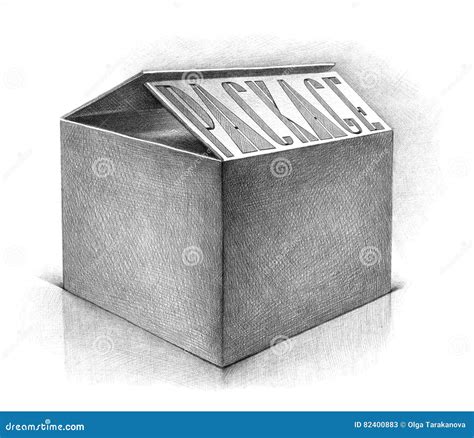 Hand Drawn Box Stock Illustration Illustration Of Artistic 82400883