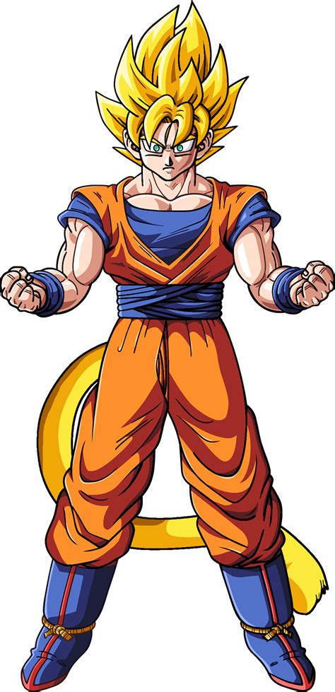 Ssj Goku With Tail By Majorleaguegamintrap On Deviantart