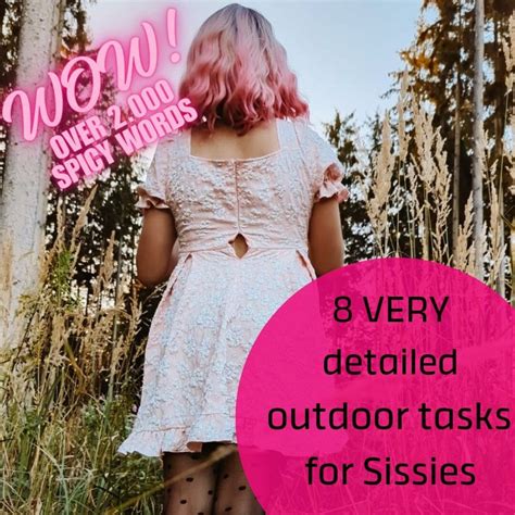 8 extensive sissy outdoor tasks part 1 2000 words of intense outdoor fun activities for sissies