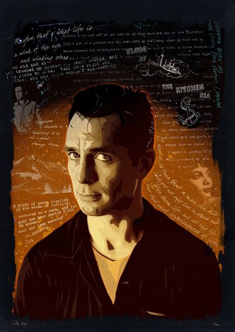 Jack Kerouac A2 Art Print By Petelloydart On Etsy