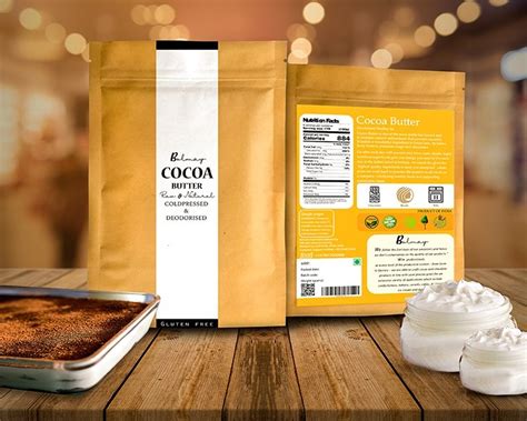 Bolmay Natural Raw Cocoa Butter Veganketorich In Antioxidant