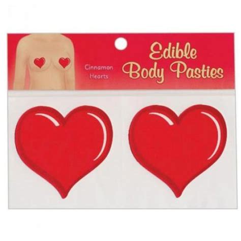 Edible Body Pasties Cinnamon Hearts Sex Toys At Adult Empire