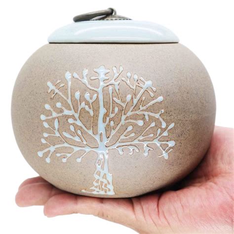 Buy M MEILINXU Funeral Medium Keepsake Urn For Ashes Ceramics