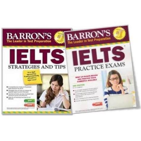 Jual Barrons Ielts Practice Exam Dan Ielts Strategy And Tips 2 Buku Di